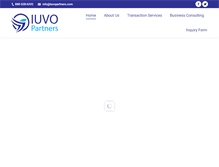 Tablet Screenshot of iuvopartners.com